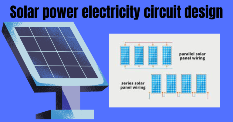 solar panel electrical circuit design